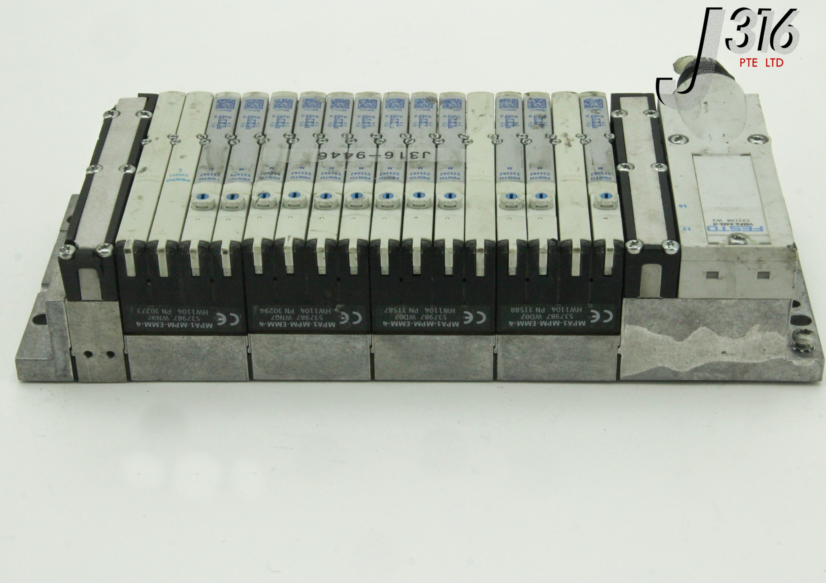 9446 FESTO 16 SLOT SOLENOID TERMINAL BLOCK VMPA-KMS-H | eBay